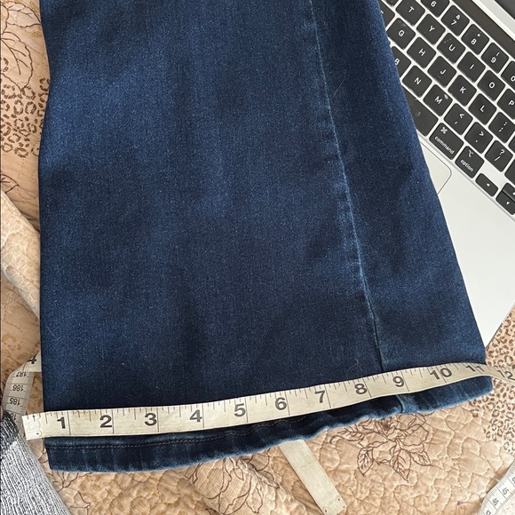 Kancan Signature High Rise Flare Stretch Jeans Size 26" Tall Dark Denim - Picture 9 of 9